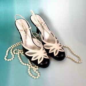 New Vintage Style Ann Marino Sling Shoes US 8